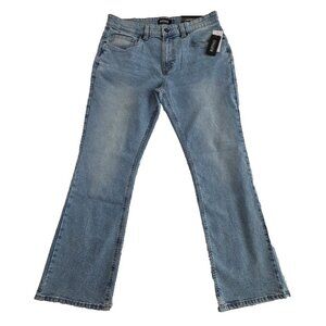 Buffalo David Bitton Jeans Men's 33x30 King Bootcut Light Wash NWT Stretch Slim